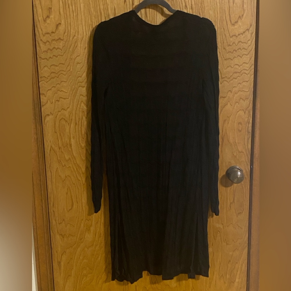 White House Black Market Large Open Front Cardigan 100% Rayon Splits on sides
